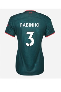 Liverpool Fabinho #3 Fotballdrakt Tredje Klær Dame 2022-23 Korte ermer